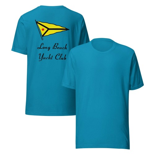 Vintage Retro T Shirt Long Beach Yacht Club California Graphic Tee For Men Women - 第 5/8 張圖片
