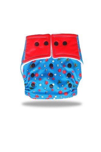 Baby Reusable Cloth Diapers, Organic Cotton inserts, super cute prints, active - Picture 11 of 16