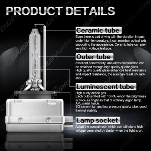 Faro antiniebla LED para Cadillac XLR D1S HID 2004-2008 9145 bombillas - Imagen 4 de 12