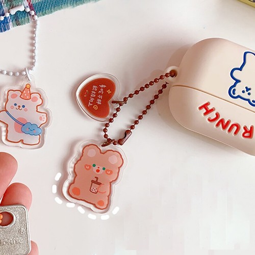✿Porte-Clés En Acrylique Pour Femme Pendentif De Sac Dessin Animé Coréen ~ - Photo 6/13