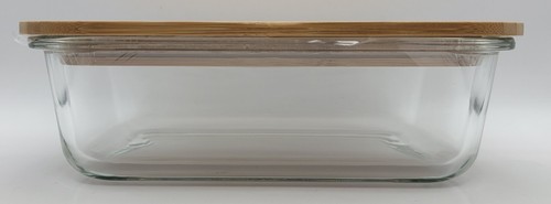 Umami Glass & Bento Lunch Box 1050 mL / 35.5 oz Bamboo Lid - Picture 9 of 9