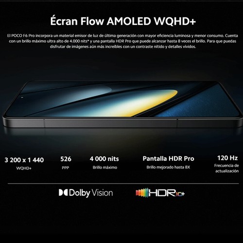 Xiaomi Poco F6 Pro 5G 12+512GB/12+256GB Smartphone NFC 50MP 120Hz 120W Garanzia - Foto 17 di 24