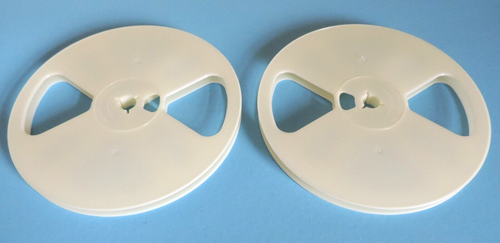 2 *NEW* SUPER8 400' EMPTY PLASTIC FILM REELS (NATURAL) ABS - Picture 2 of 2