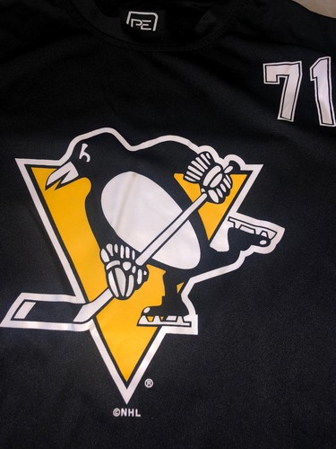 PROEDGE MEN'S BLACK PITTSBURGH PENGUINS - MALKIN #71 Size Small 34/36 - Picture 2 of 4