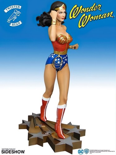 Tweeterhead Wonder Woman Statue Lynda Carter Maquette Sideshow 902973 - Picture 3 of 5