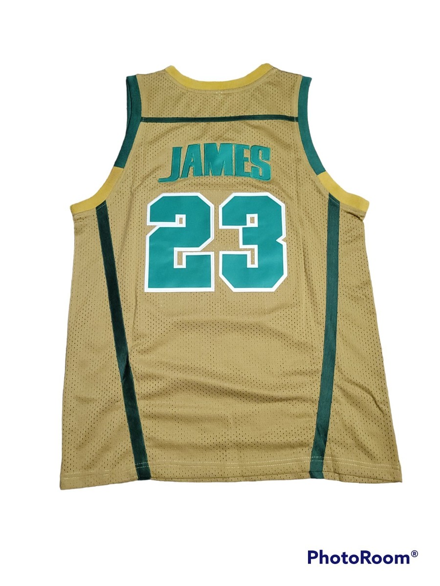 LeBron James High School St. Vincent St. Mary's Gold #23