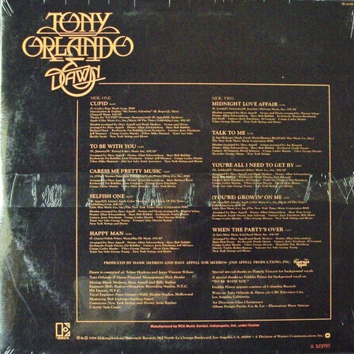 Tony Orlando & Dawn Vinyl 33 RPM Album New Old Stock Sealed! R 123795 - Picture 2 of 2