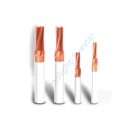 HRC60 Carbide Thread Milling 3 Flutes Fine Thread Mill Cutter UNC 10 12 1/4 5/16