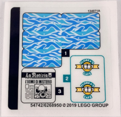 LEGO STICKER SHEET ONLY 76129 HYDRO-MAN ATTACK from set New | eBay
