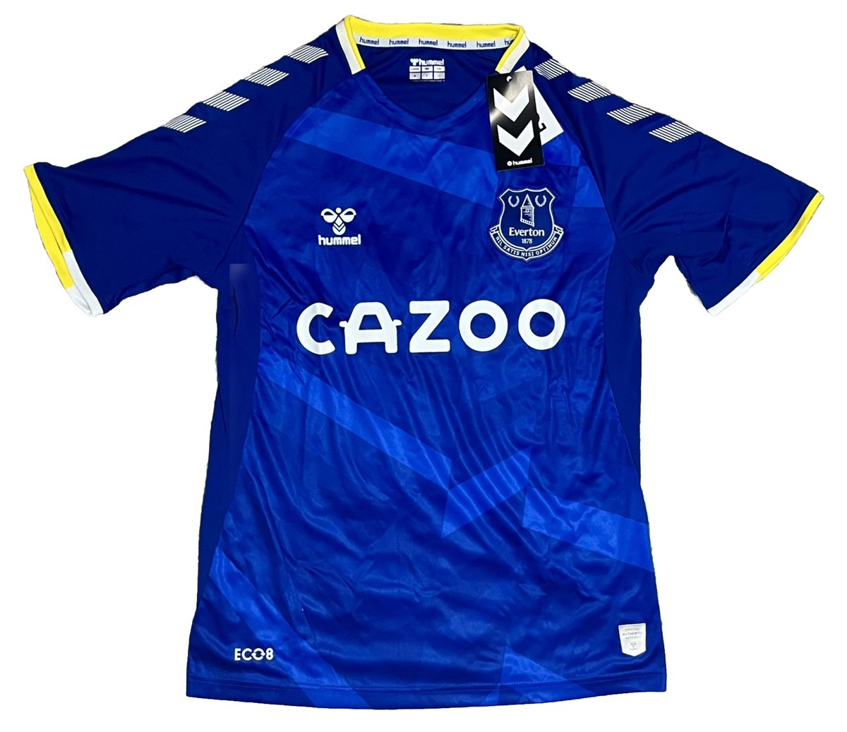 Everton FC Hummel 2021 2022 Blue Home Team Jersey Men's Size