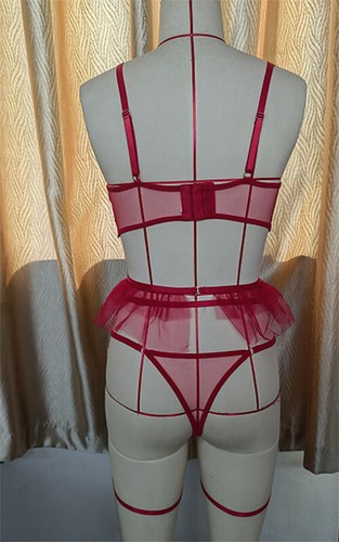 Lote Lencería Sexy para Mujer Rojo Vestido/Sujetador Tanga Conjunto Babydoll Ropa Interior Prendas para Dormir - Imagen 85 de 176