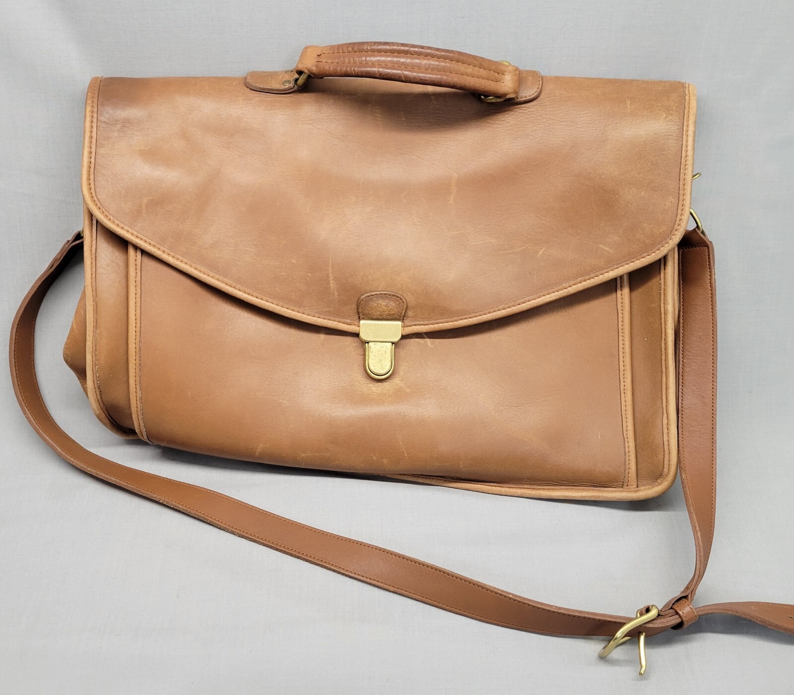 Vintage Coach Leather Brown Briefcase Portfolio Messenger Strap Brass No 5267 | eBay Vintage Coach Leather Brown Briefcase Portfolio Messenger Strap Brass No 5267 | eBay
