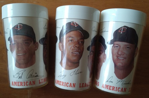 1965 Minnesota Twins tumbler glass set Killebrew Versalles Grant Hall Oliva Kaat - Picture 3 of 5