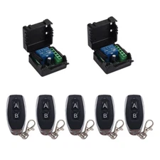 433 Mhz Wireless Remote Control Switch 12V Relay Receiver Module RF Transmitter