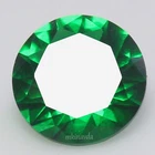 Natural Certified MUZO Colombian Green Emerald 5.50 MM Round Loose Gemstone MK01