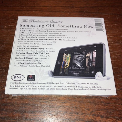 The Proclaimers Quartet - Something Old Something New - CD - New Sealed - Gospel - Picture 5 of 8
