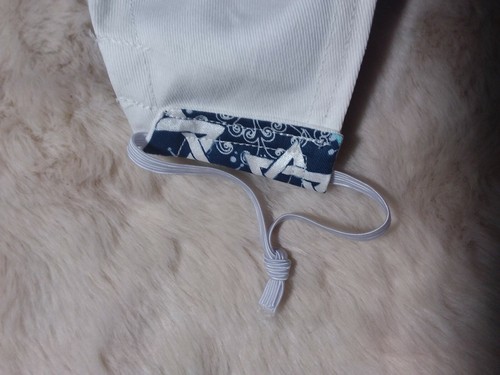 Petit masque visage en coton Hanoukka - Photo 7/11
