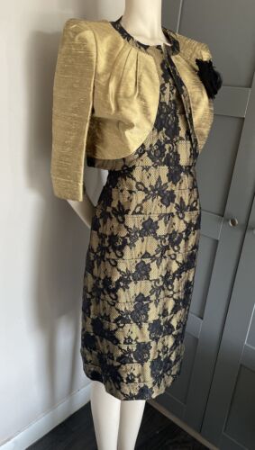 Condici Dress/Jacket Size 14 Pure Silk Blazer Dress set NWT RRP £675