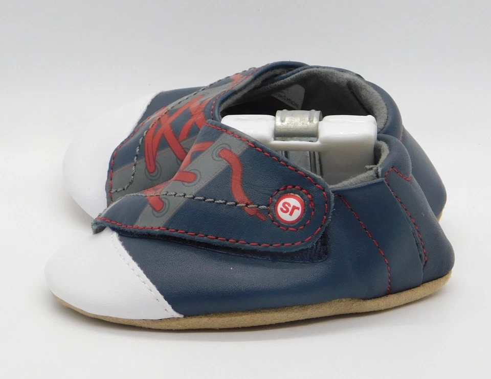 Nuevo Stride Rite Infantil Niños Zapatos de Cuna TEENY Sports Star Talla 1.5 "H"  Foto 3 de 4