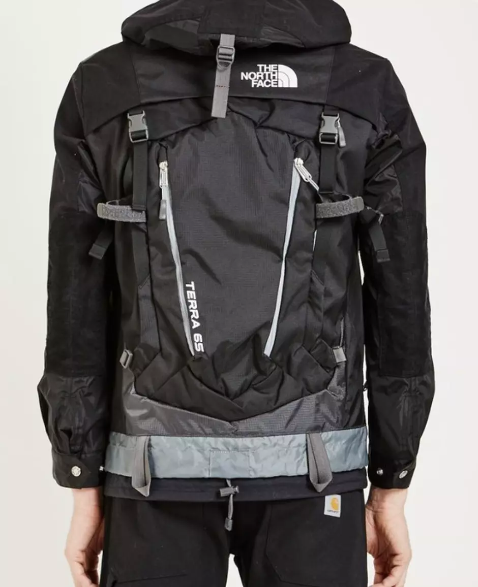 Junya Watanabe North Face Backpack Jacket Black size Large