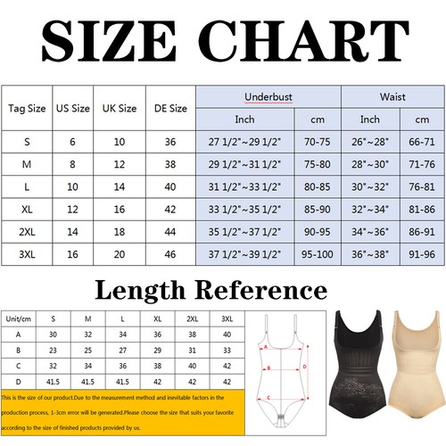 Fajas Colombianas Reductoras Levanta Cola Post Parto Surgery Full Body Shaper UR - Picture 21 of 23