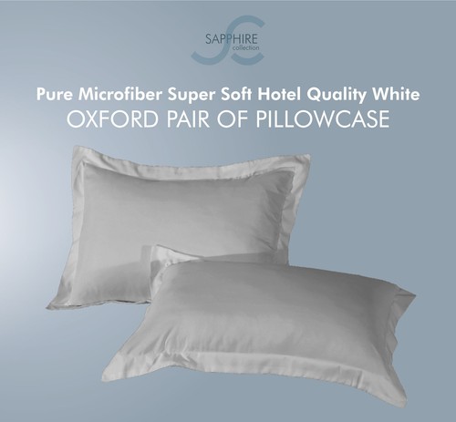2er Pack Mikrofaser Oxford Kissenbezüge super weich und kuschelig, Standard Oxford Kissen - Bild 27 von 95