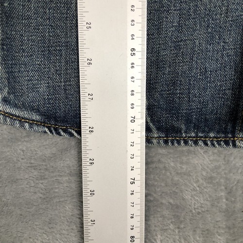 All Saints Jeansjacke Herren Medium Dunkelblau Washed Distressed Freizeit - Bild 9 von 13