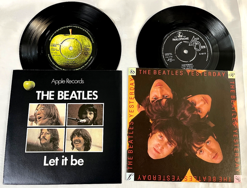 The Beatles The Singles Collection Box Set BSCP1 1982 All Pic Sleeves 45’s EXC - Picture 19 of 24