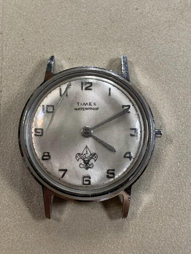 Vintage 1965 Timex Sprite, Boy Scouts.(not Running ) 11502465 Read VTG Parts/fix