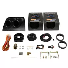 GlowShift 2004-2006 Pontiac GTO Dual Dashboard Gauge Package with Black 7 Color