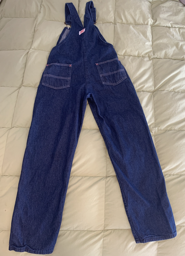 Roundhouse Round House Blue Overall Denim Overall Youth Size 16 - Picture 6 of 8