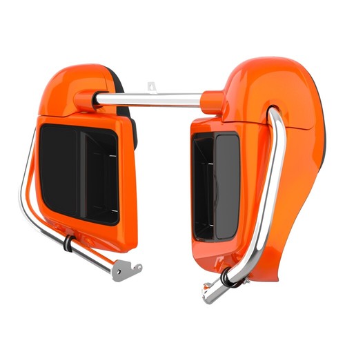 WICKED NARANJA PERLA se adapta a 2014+ Harley Touring Advanblack carenado con ventilación inferior - Imagen 2 de 8