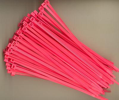 100 7/" Inch Long 50# Pound Nylon Cable Ties 10 COLORS Zip Tie Ty Wrap MADE USA