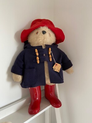 レア商品gabrielle de パディントンぬいぐるみ Vintage* 1981 or 1982 20'' Gabrielle Designs Paddington Bear