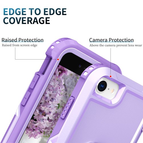 For iPhone SE 3rd Gen 2022, SE 2nd Gen 2020, iPhone 8/7 Ring Holder Stand Case - Picture 25 of 42