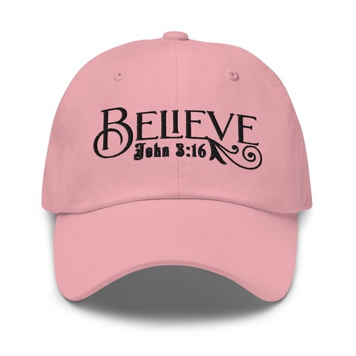 Bestickte Baseball Cap - verstellbar - Believe - John 3:16 - Bild 10 von 11