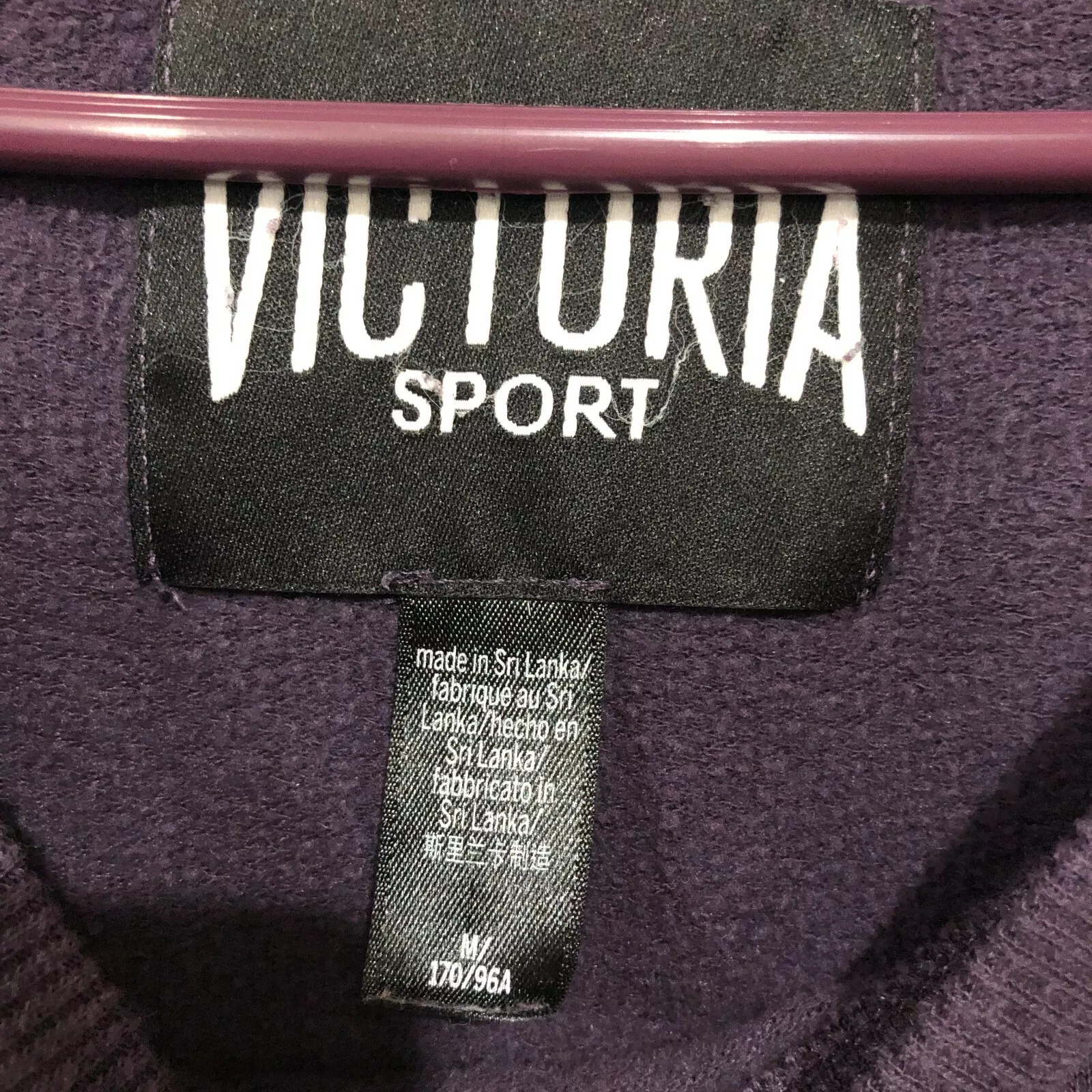 victoria-secret-vs silver glitter logo sweatshirt