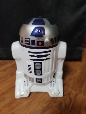 Star Wars R2-D2 Ceramic Coin Bank 8'' tall (2015)  Imported by F.A.B. 