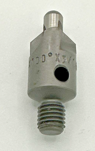 Integral Pilot Countersink 7/16" x 100deg x 3/16 CR threaded aircraft tools - Picture 4 of 6