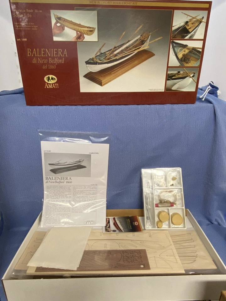 AMATI SCALA 1:16 MODELLISMO NAVALE BALENIERA DI NEW BEDFORD DEL 1860 ART. 1440 - Immagine 2 di 4