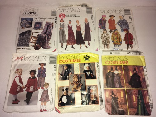 Lote de 18 patrones usados de McCall's, Butterick & Simplicity manualidades disfraces moda - Imagen 3 de 4