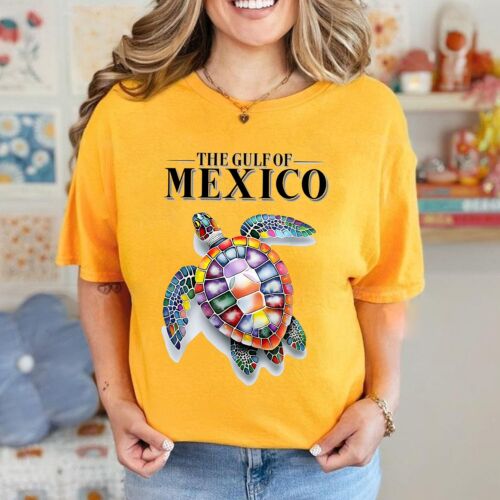 Gulf of Mexico Never Forget Earth Day Save The Sea Turtle Unisex T-Shirt - Picture 18 of 22