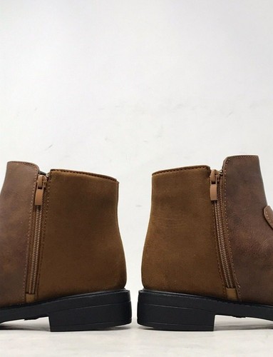 Ladies Womens Ankle Boots Shoes Size Chelsea Heel Zip Winter Flat Sole Low - Picture 32 of 50