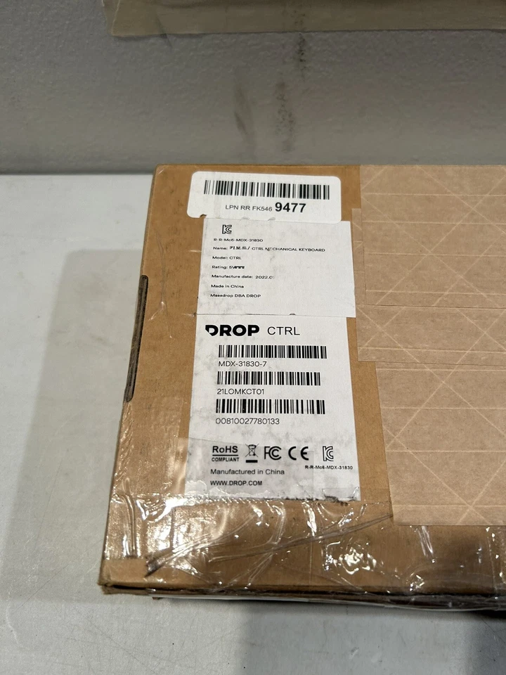 Drop CTRL Low profile barebone mechanical gaming keyboard MDX-31830-7 Space Gray - Image 4 of 4