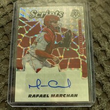 2021 Panini Mosaic Scripts Rafael Marchan #SCR-RM Rookie Auto RC