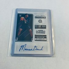 F78977 2018-19 Panini Contenders Draft Picks #117 Marcus Derrickson AUTO RC