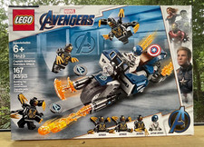 Lego 76123 2019 Marvel Avengers Captain America Outriders Attack Motorcycle