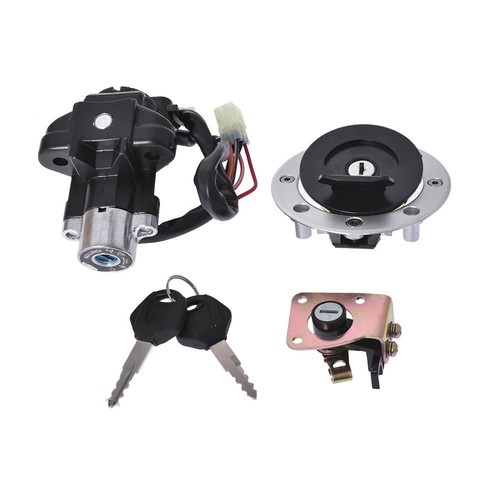 Interruptor de encendido asiento tapa de gas llave de bloqueo para Suzuki GSXR 600 1997-2000 - Imagen 5 de 9