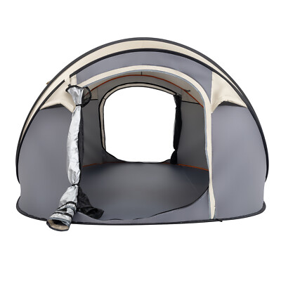 Camping Tent 4 Person Pop Up,Easy Setup For Camping/Hiking/Fishing/Beach--