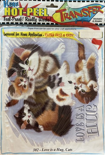 De colección Nuevo Hot Peel Hierro En Transferencias Lote Paquete Gatos y Naturaleza Hábitat Animales - Imagen 2 de 3